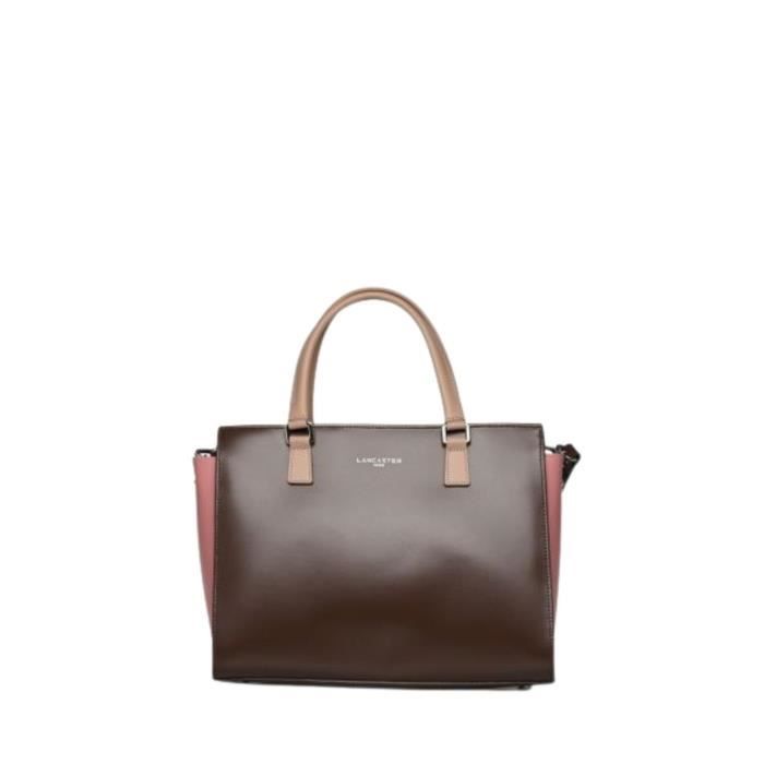 Sac lancaster hotsell noir et beige