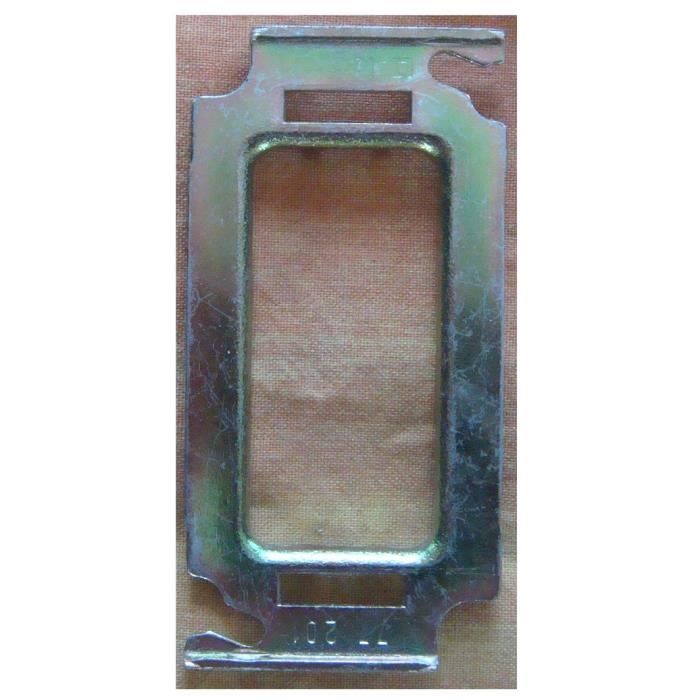 Plaque De Finition Legrand Mosaic 50, Couleur Or Ancien - Référence 76601, Pour Interrupteur/prise