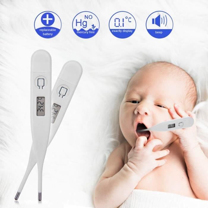2 Pack Thermometre Digital Basal Pour Indicateur De Fievre Portable Adulte Bebe Enfant Thermometre Electronique Precis Pour Oral Aisselle Ou Rectal Bebe Puericulture Thermometres Dwteam In 2 Pack Thermometre Digital Basal Pour Indicateur De Fievre Portable Adulte Bebe Enfant Thermometre Electronique Precis Pour Oral Aisselle Ou Rectal Bebe Puericulture Thermometres Dwteam In