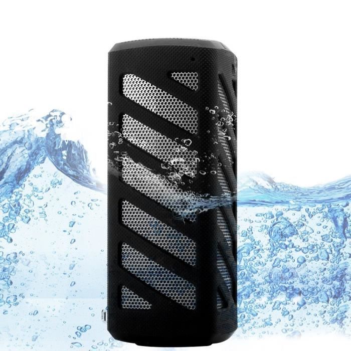 Enceinte bluetooth portable - Salut-Fi - NFC - 10W - IPX5 - Noir