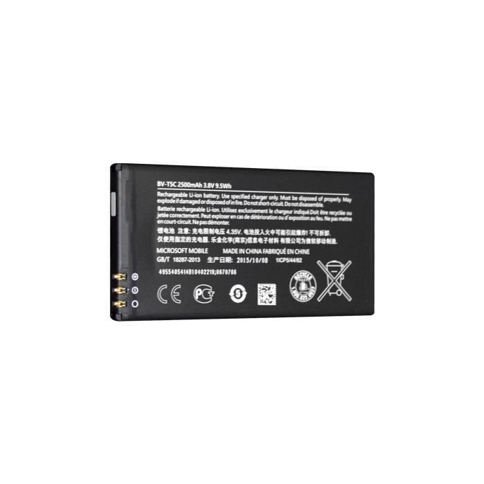 MICROSOFT Batterie originale BV-T5C pour Lumia 640 Li-ion 2500mAh 