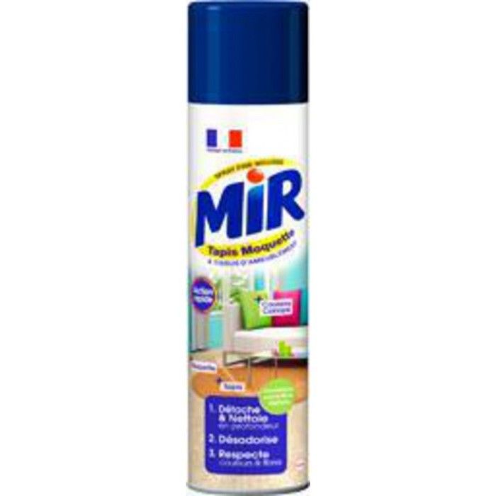 Mir Nettoyant Tapis Et Moquettes Spray Mousse 600 Ml Achat Vente Nettoyage Sol Mir Nettoyant Tap 109120 Cdiscount