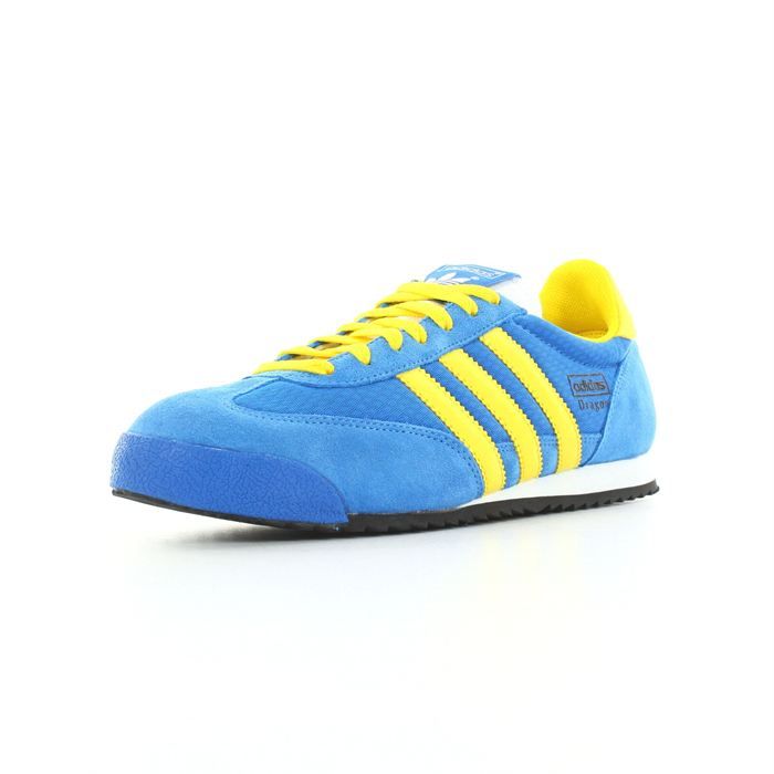 Adidas - Dragon Bleu, jaune, blanc et noir - Cdiscount Chaussures