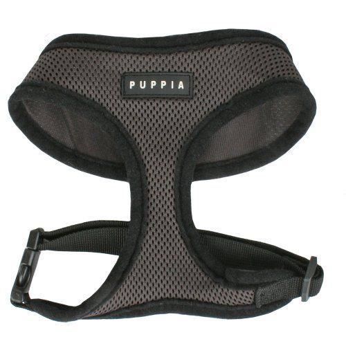 Harnais pour Chien - PUPPIA - Brun L - Confortable - Réglable - 100% Polyester