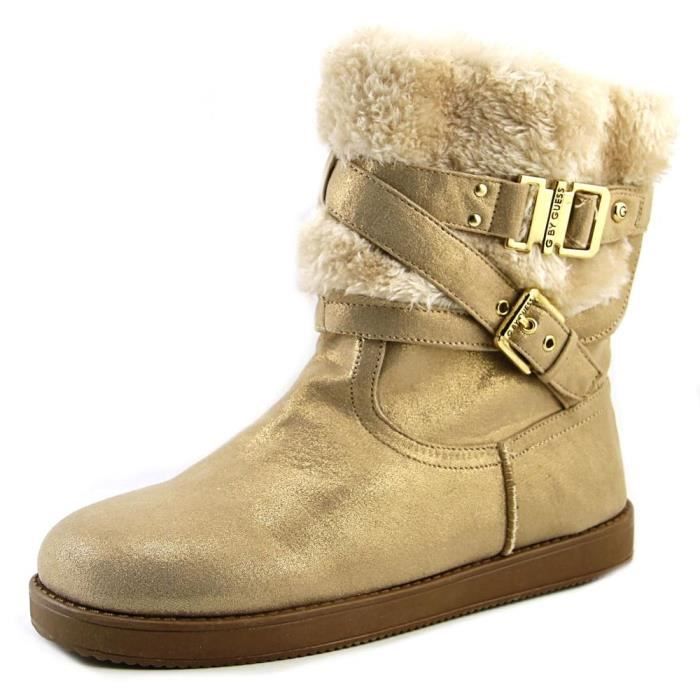 BOTTE PAVLINA DAIM femme marron Guess : un large choix de chaussures femme  | Galeries Lafayette
