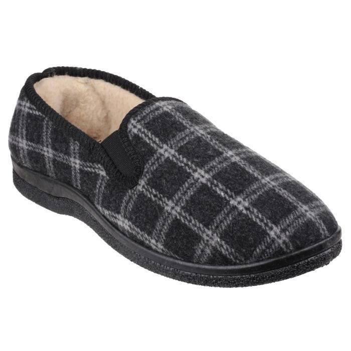 Mirak Iwan Chaussons Homme Noir Achat Vente Chausson Pantoufle Cdiscount