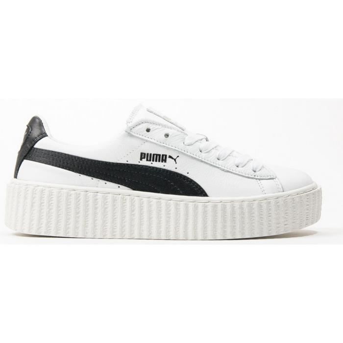 puma creepers blanche et or