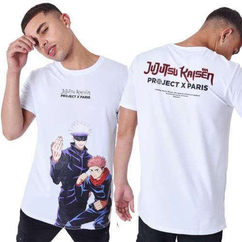T-shirt homme JUJUTSU KAISEN Blanc JK05 W