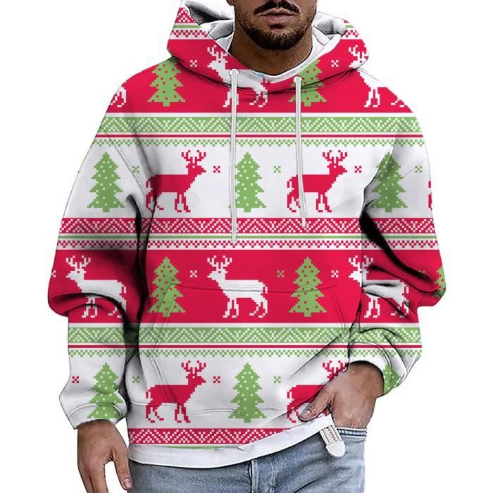 Sweat shirt noel homme deals