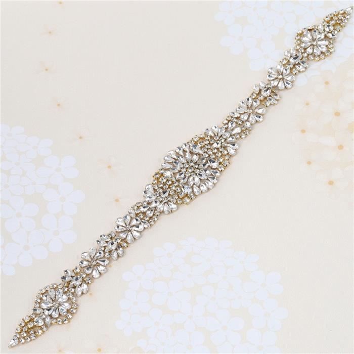 Ulalaza Femme Robe de soirée de Bal décoratif Ceinture de mariée Ceinture de Cristal Sashes Ceinture de Mariage Ceinture de mariée avec des strasss Ulalaza Femme Robe de soirée de Bal décoratif Ceinture de mariée Ceinture de Cristal Sashes Ceinture de Mariage Ceinture de mariée avec des strasss