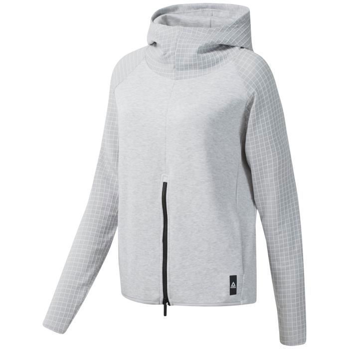 sweat a capuche reebok femme