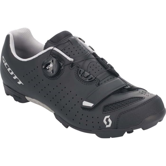 Chaussures VTT Scott MtbCompBoa pour Hommes - Noir - Respirantes