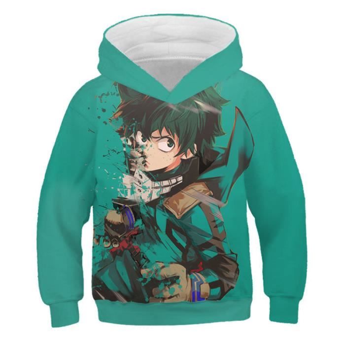 Sweat à Capuche Animé Shingeki No Kyojin (Attack On Titan) - Armée - Neuf Avec étiquettes