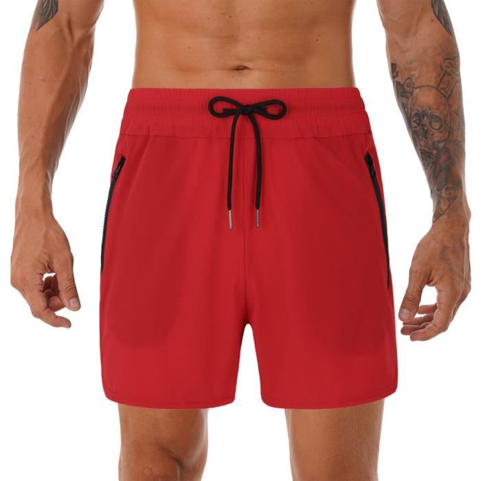 YOOJIA Maillot de Bain Homme Short de Bain Piscine Surf Boardshort Short Sport Ete pour Natation