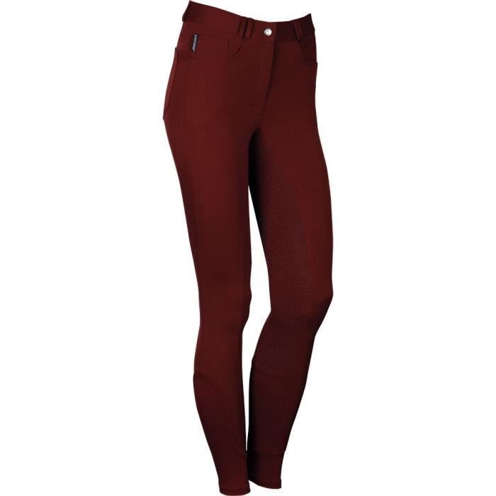 Pantalon Redwood full grip femme Harrys Horse - bordeaux - 16 ans