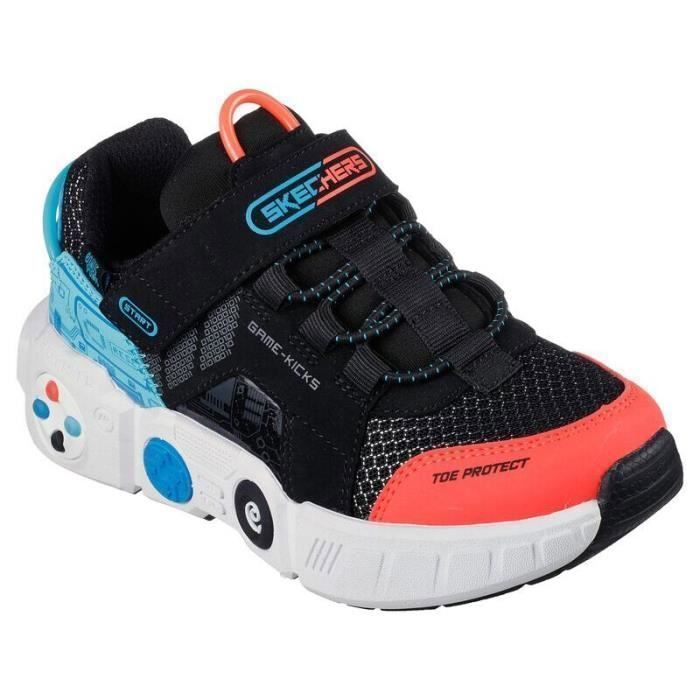 Skechers Skechers Gametronix Game Kicks - Baskets enfant 27 Noir lacets semelle à mémoire de forme