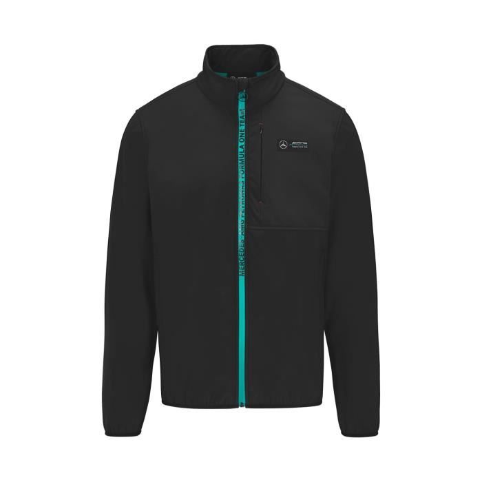 Veste Softshell Performance Mercedes AMG Petronas Motorsport Team Officiel F1 Noir Cdiscount Sport