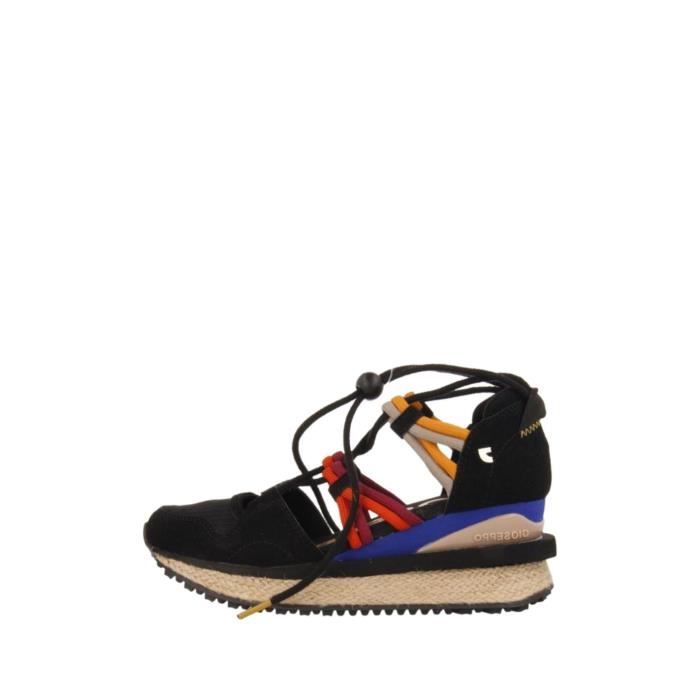 Gioseppo Baskets femme Gioseppo - Ref 59800 - Noires - Lacets - Adulte - Femme - Textile