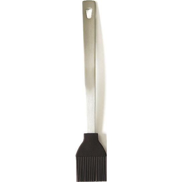 Pinceau pâtisserie - MASTRAD - 26cm - Manche inox - Noir fumé