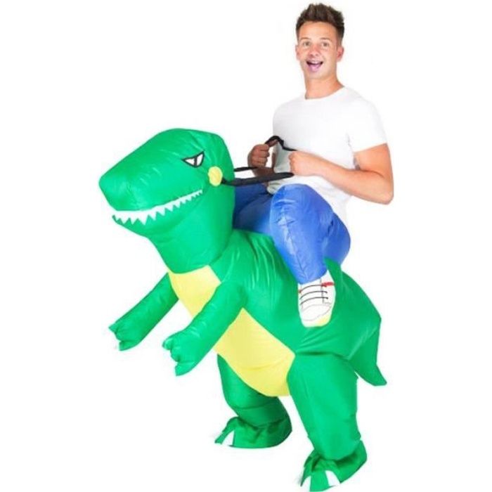 Déguisement Dinosaur Gonflable Adulte - NO NAME - Animaux - Polyester -  Vert - Cdiscount Jeux - Jouets
