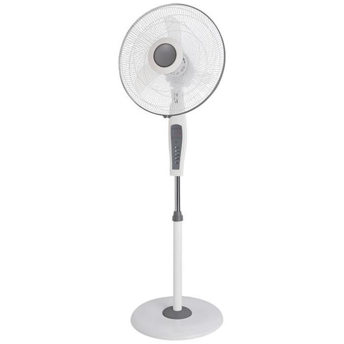 PROFILE Ventilateur sur pied - 40 cm - 45 W - Blanc