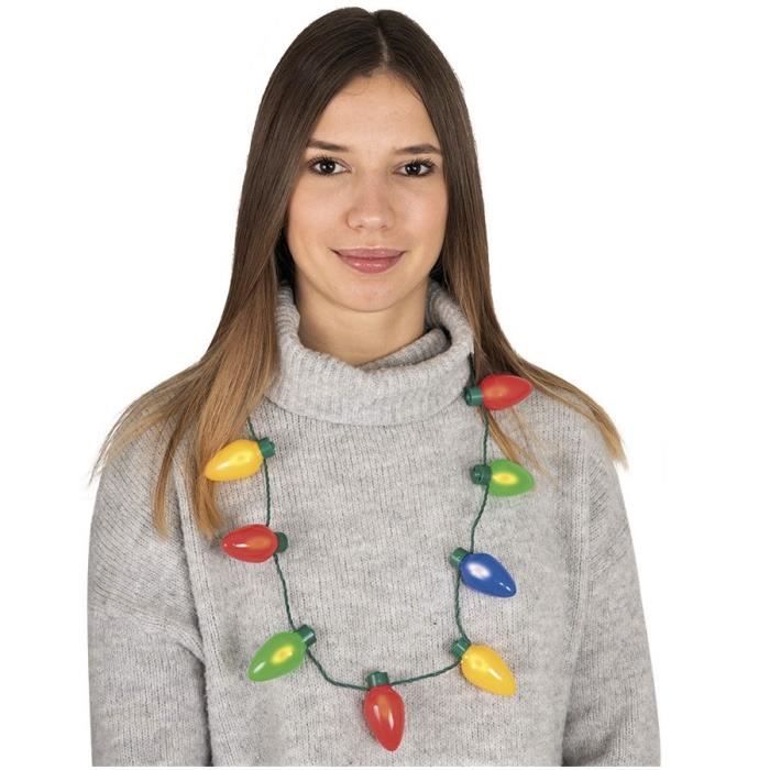 Collier de guirlande lumineuse de Noël (x1) REF/19001 Cdiscount Maison