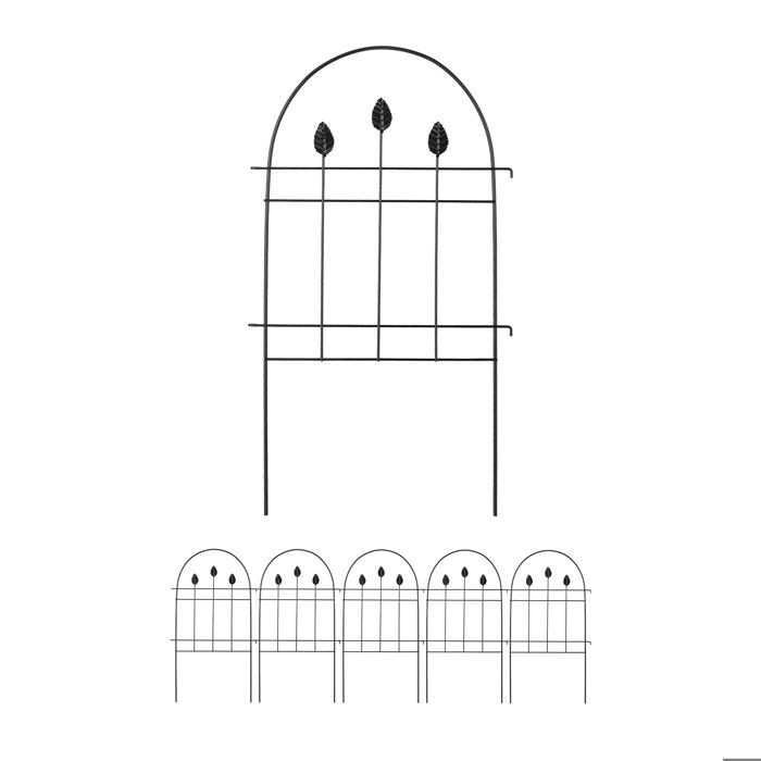 Barrière De Jardin Antique à 2 éléments