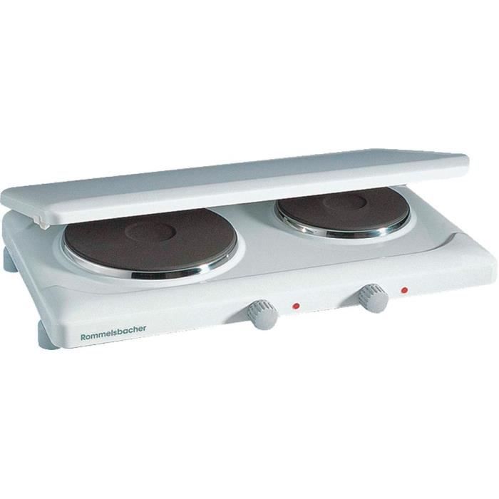 Plaque chauffante électrique - ROMELSBACHER - THL 2597A - Émail grand feu - Design Softline - 2500 Watts