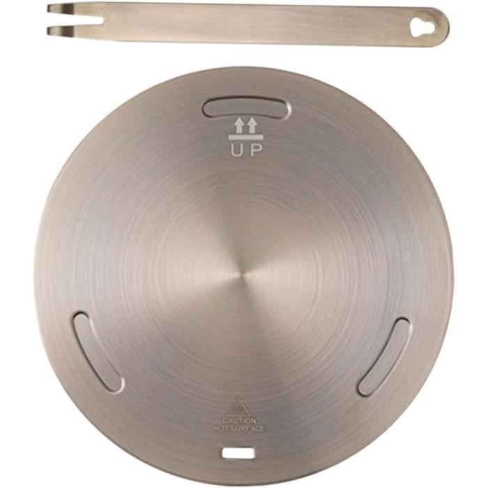 Plaque Conductrice De Chaleur Ronde En Acier Inoxydable - Diffuseur Pour Cuisinière Induction