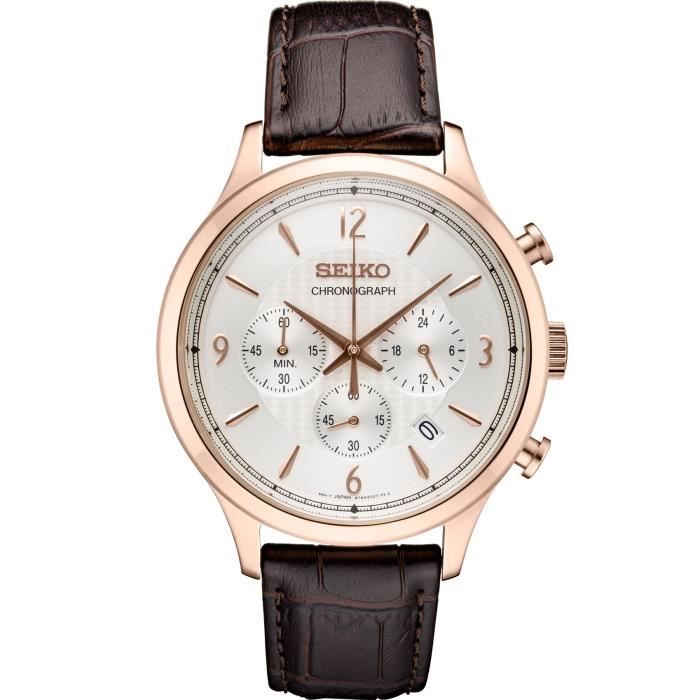 Montre chronographe seiko homme on sale
