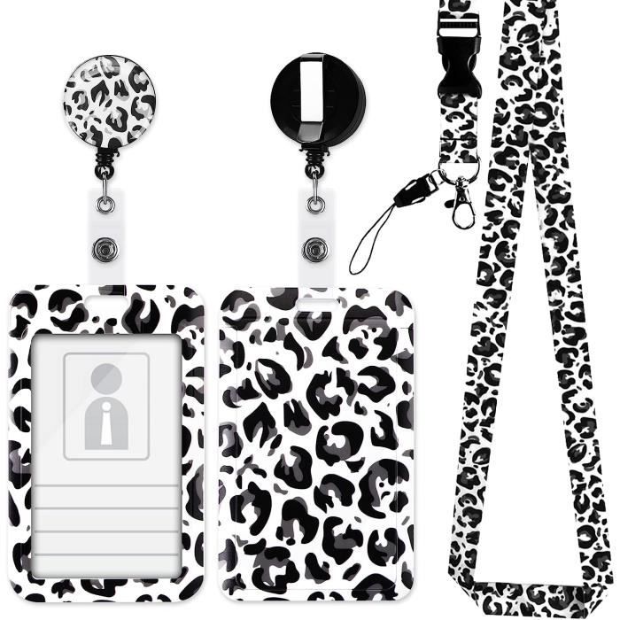 Porte-badge Coccinelle étanche Avec Cordon - Porte-carte Vertical - ABS - Pour Professionnels