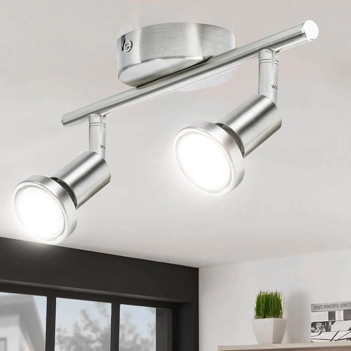 Plafonnier Led Spots de Plafond Industriel Plafonnier 4 Spots E14