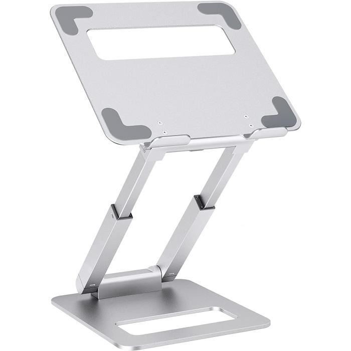 Support Ordinateur Portable Tounee - Hauteur Réglable 5.3-53.3cm - Pour MacBook Et PC 10-17" - Bureau Assis-Debout