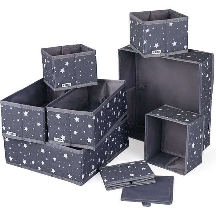 Boîte de rangement en tissu Oxford