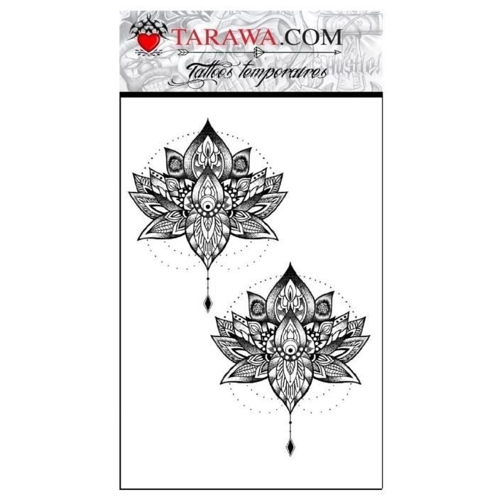 Faux Tatouage Fleur Mandalas 5573 Achat Vente Tatoo Bijou De Corps Faux Tatouage Fleur Mandala Cdiscount