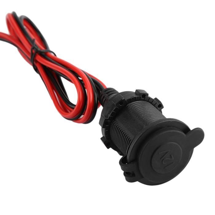 Câble Allume-cigare Vers Connecteur XT90S - 14 AWG, 6 Pieds, Fusible 15A - Pour Panneau Solaire, Centrale électrique, RV - 5