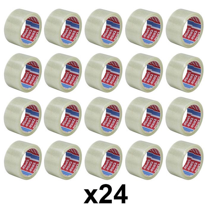 Ruban Adhésif Emballage Cartons Transparent Tesa 66m X 50mm | Tout Brico
