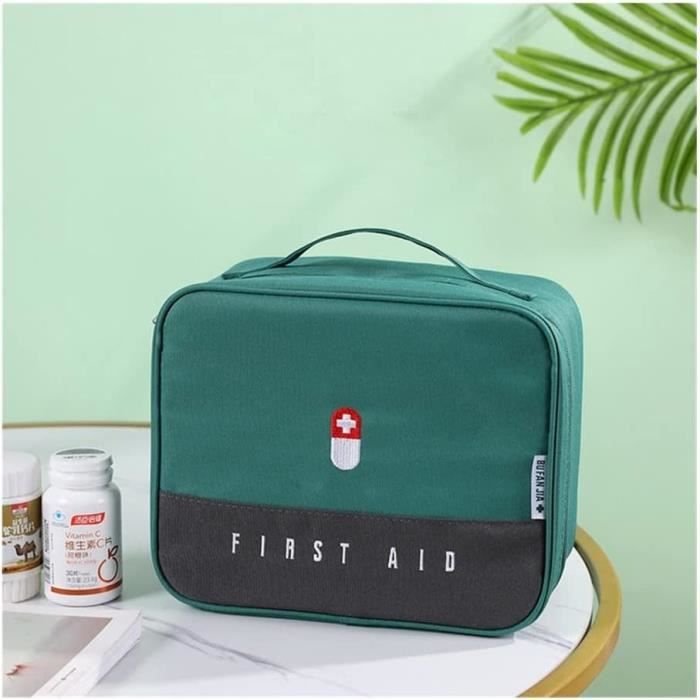Trousse De Premiers Soins Vide – Lot De 2, Tissu Oxford Imperméable, Portable, Pour Voyage, Camping Et Maison