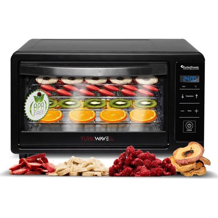 Déshydrateur Alimentaire Rommelsbacher DA 350 - Acier Inoxydable, 350 W - Pour Fruits, Légumes Et Herbes