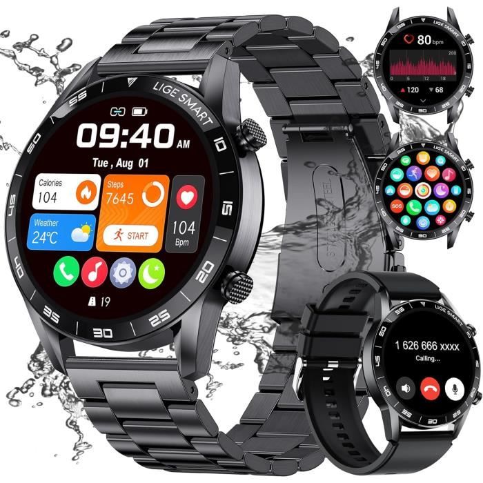 Montre Connectée ROUND 2 Femme Appel Téléphone Assistance Vocale - Lunique Shop