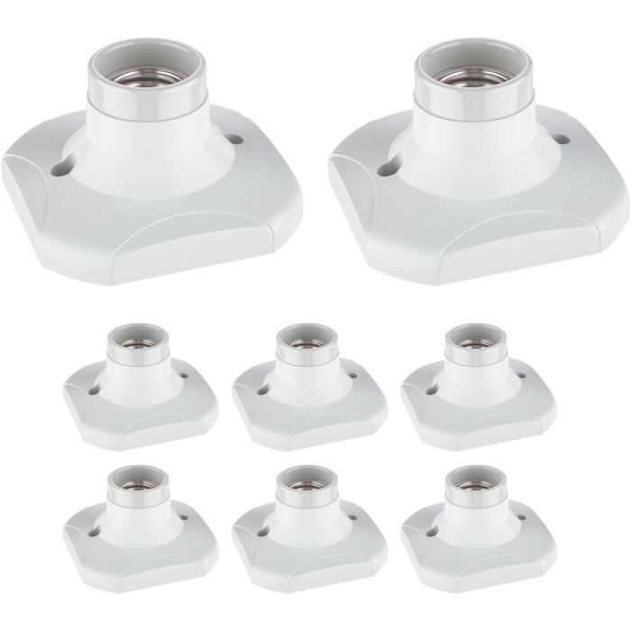 8 Pi ces Plafonnier Douille De Lampe Elektra Plastique Porcelaine 8-pi-ces-plafonnier-douille-de-lampe-elektra-plastique-porcelaine