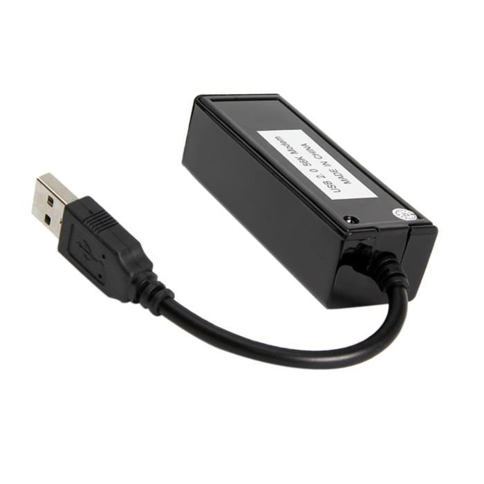 Modem Fax USB Externe 56K - 1 Port Pour PC Windows 7, 8, 10, XP - Télécopie Et Voie Vocale à Distance