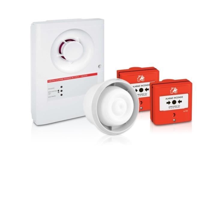 Kit alarme incendie type 4 - Cdiscount Bricolage