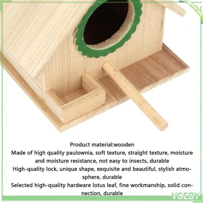 Meilleurs prix pour Maison d'oiseaux - Pin - Vert - Station d'alimentation pour oiseaux