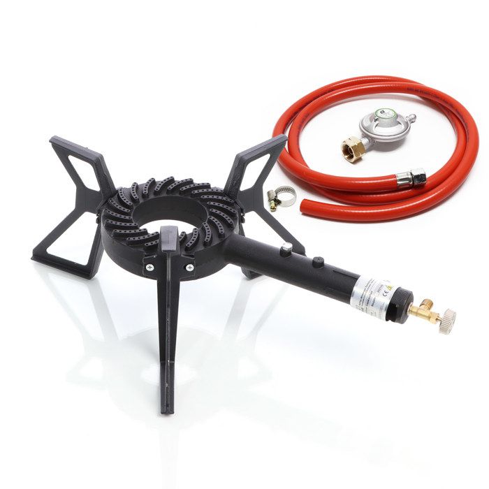 Wiltec Réchaud À Gaz Outdoor, 560 X 410 X 165 Mm, Avec Tuyau Et Pressotat 28 Mbar It, Cuisinière En Acier 450 G/h 7 K... à Prix Wiltec Réchaud À Gaz Outdoor, 560 X 410 X 165 Mm, Avec Tuyau Et Pressotat 28 Mbar It, Cuisinière En Acier 450 G/h 7 K... à Prix