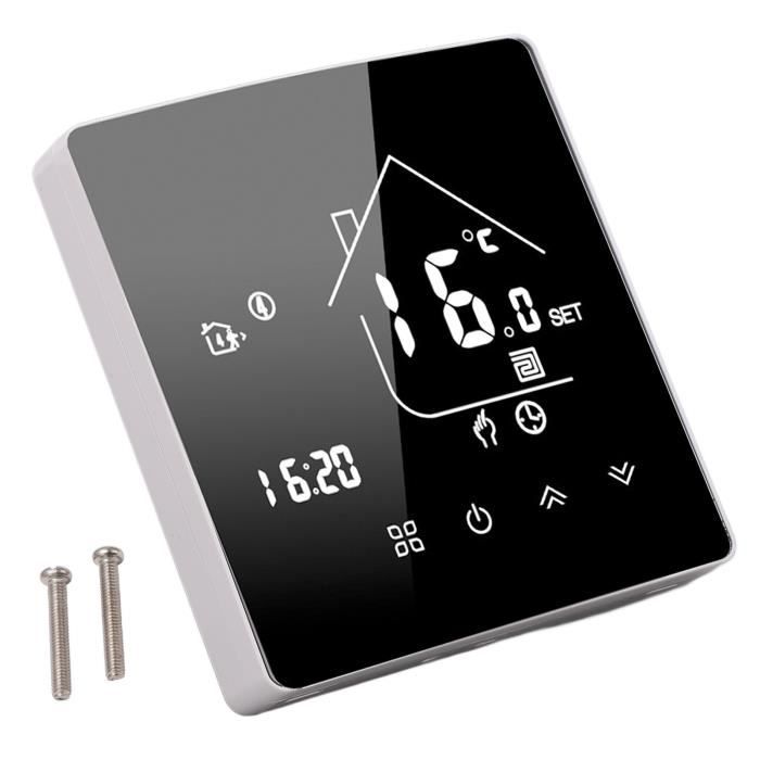 YOSOO Thermostat pour la maison Thermostat Programmable 95 à 240 V, Thermostat Intelligent à écran Tactile bricolage d'ambiance