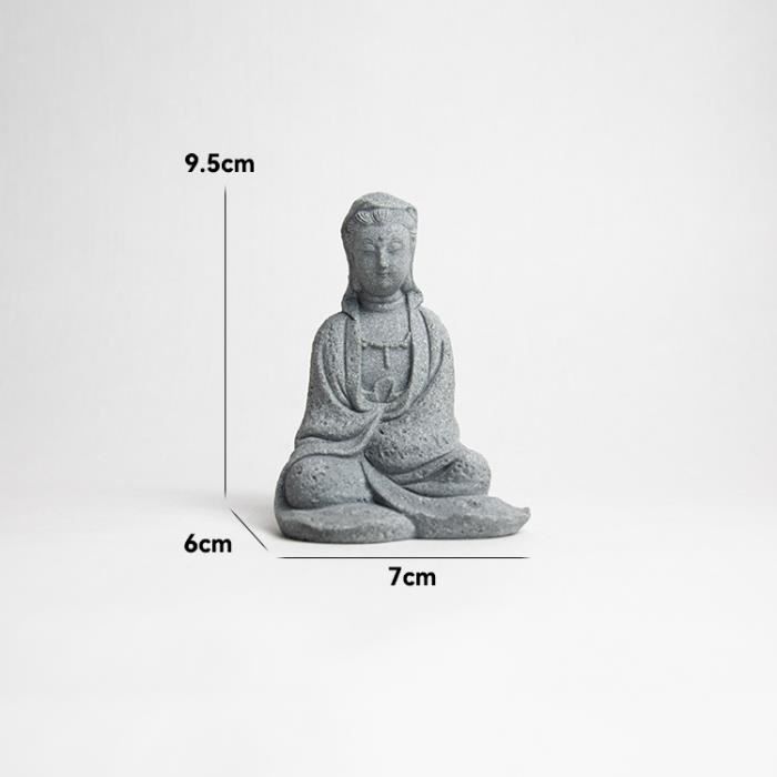 Statue De Fée En Résine Pour Jardin - Figurine Décorative Cartoon Assise 11x8x8 Cm