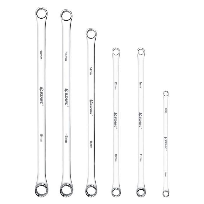 Clé Double Anneau STAHLWILLE Extra Longue - Métrique 12x14 Mm - HPQ - Fabriquée En Allemagne