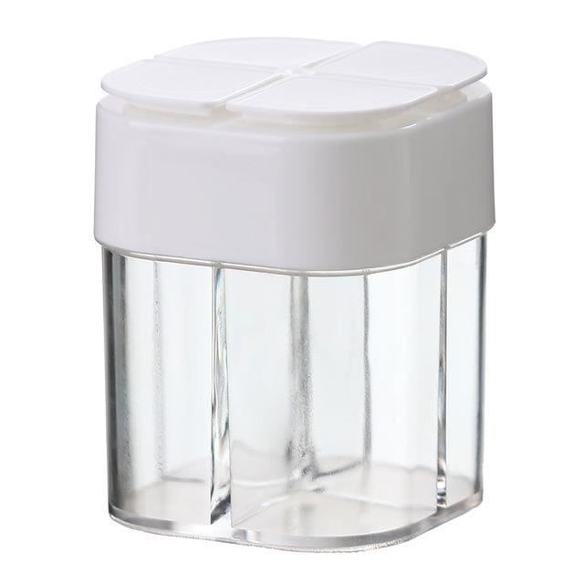 Shaker à Sucre En Poudre - 2 Récipients De 350 Ml Avec Couvercle - Pour Cacao, Cannelle, Poudres Alimentaires