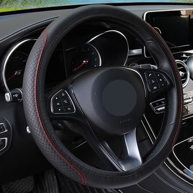 Housse De Volant En Microfibre Respirante Et Antidérapante - Protection Et Style Pour Ta Voiture (plusieurs Couleurs, 38 Cm)